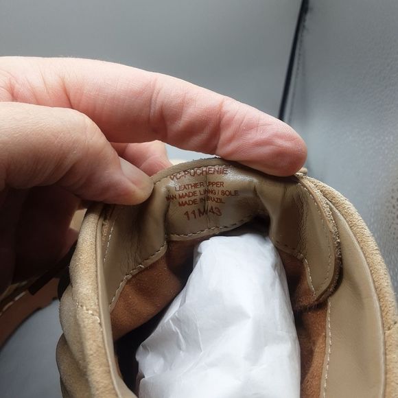 Vince Camuto Beige Combat Boots Sz 11 NIB - Picture 9 of 11